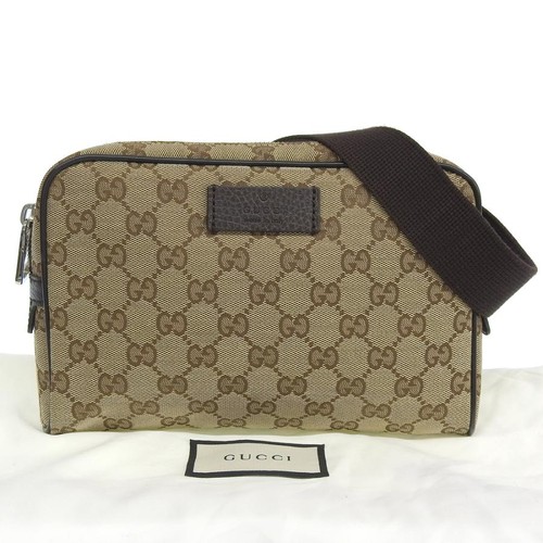 Gucci bag canvas body - gucci,
