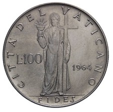 DN - Vaticano - 100 lire 1964