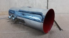 TERMINALE CROMATO TUBO DI SCARICO PER AUTO D'EPOCA Diametro interno 38mm