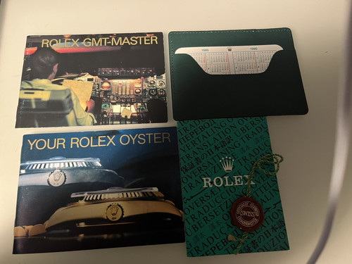 Rolex gmt master booklet - rolex, set