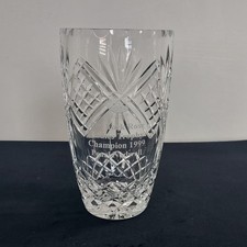 Vaso fiori cristallo tagliato