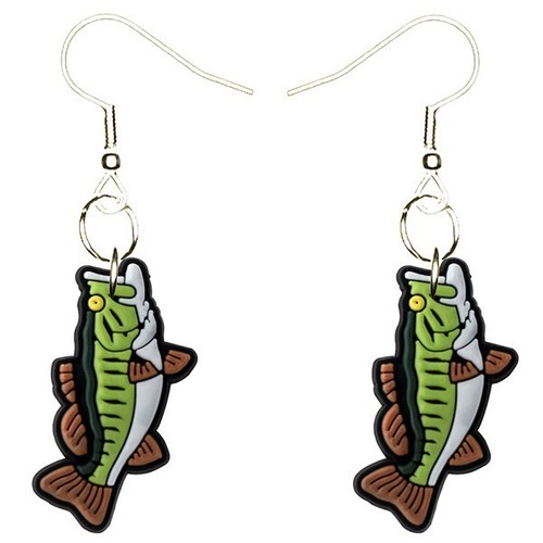 Orecchini pesca basso fatti - , a