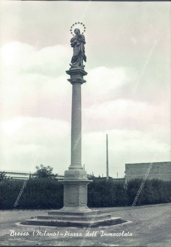 N41 cartolina bresso - n41, piazza