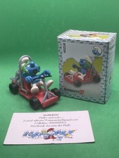 PUFFI SMURFS SUPER PUFFO SU GO CART SMURF GO CAR 40218 IN BOX