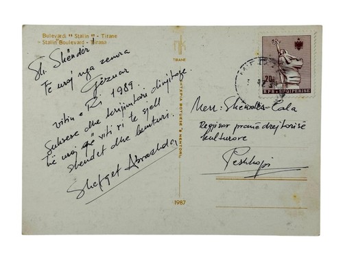 Albania cartolina epoca - cartolina, d'epoca