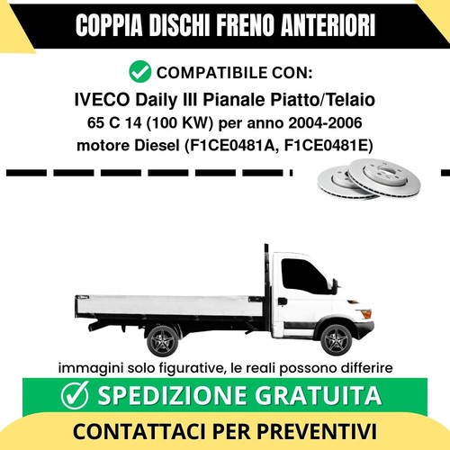 Coppia dischi freno anteriori - dischi,