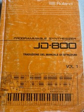 Manuale ITALIANO Roland JD 800