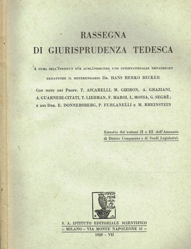 Rassegna giurisprudenza - rassegna,