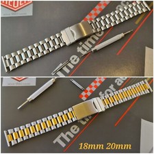 Bracciale fit tag heuer vintage f1 formula uno e 2000 18mm 20mm strumento + barre s