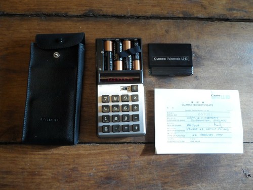Calcolatrice vintage canon - calcolatrice,