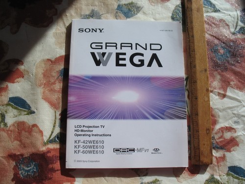 Sony grand wega lcd - sony, proiezione