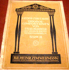 LIEDER ZURLAUTE Buhler -