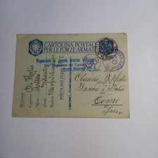 Rodi Egeo 1941 cartolina  franchigia militare P.M.550 con  timbro censura