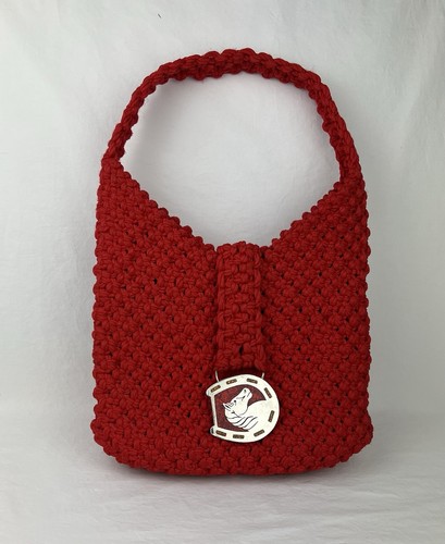 Borsa hobo macramè - , fibbia