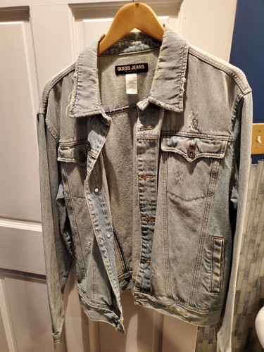 Giacca jeans denim guess - giacca,