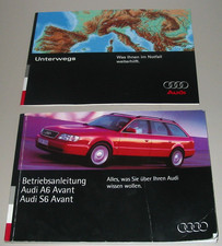 Betriebsanleitung Audi A6 Typ C4 Avant + S6 Avant V8 quattro Buch Stand 07/1995!