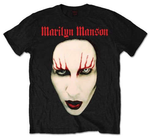 Shirt marilyn manson red - t-shirt,