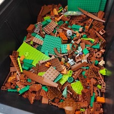 LEGO LOOSE LOT 1KG 1KG GREEN