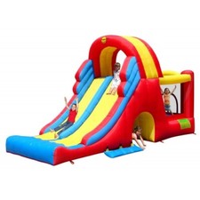 Gonfiabile per Bambini Castello Scivoli 285x600 con Gonfiatore Pompa