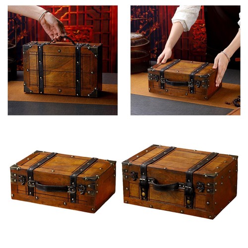 Valigia legno vintage con - legno,