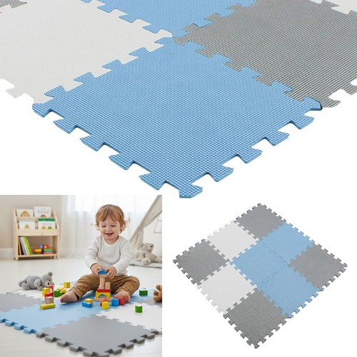 Tappeto puzzle bambini eva - bambini, 9