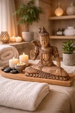 Scultura di Shiva in Legno di