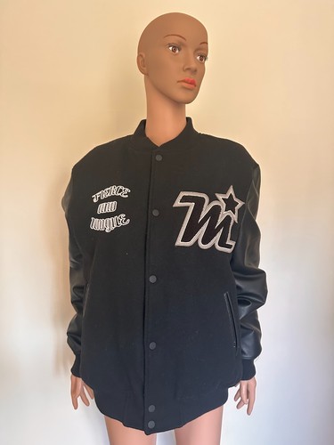 Giacca zara nera varsity - nera,