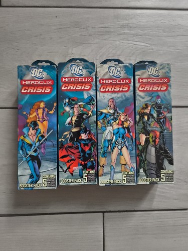 Heroclix crisis booster - heroclix, 4
