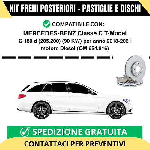 Kit freni posteriori - posteriori, per