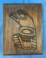 Targa vintage firmata intaglio