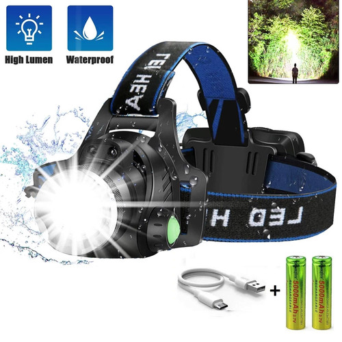 Torcia frontale led - torcia,