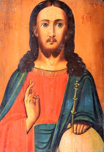 Antica icona ortodossa - , legno