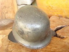 VECCHIO / ANTICO CASCO DA POMPIERE TEDESCO ANNI 1950 -TGL 56