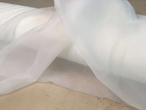 Tessuto tulle bianco art - in,