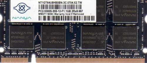 Memoria ram notebook ddr2 - notebook, gb