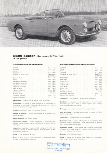 Alfa romeo 2600 spider - alfa,