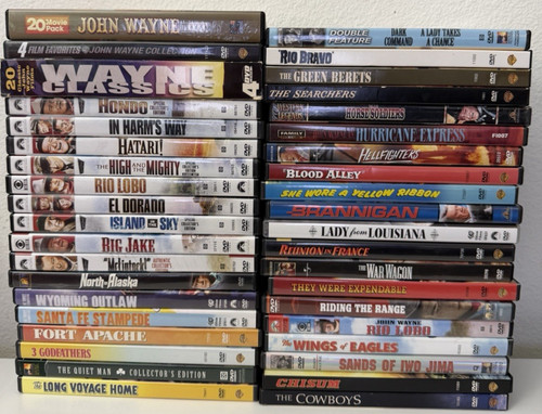 John wayne dvd lot - dvd, 39