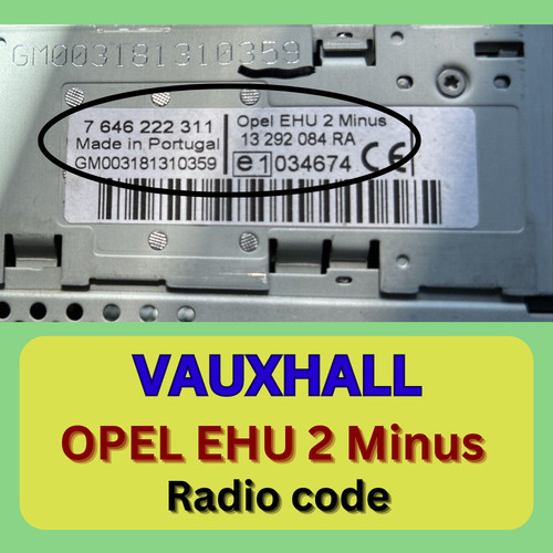 Codice sblocco per vauxhall - per,