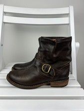 Stivaletti biker Fiorentini + Baker Eli Eternity cinturino alla caviglia zip laterale taglia 38