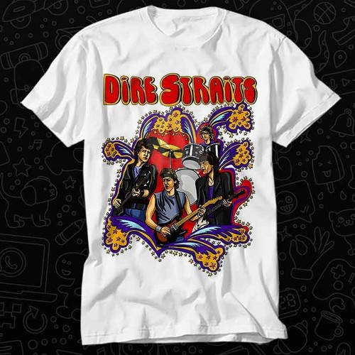 Maglietta dire straits - straits, music
