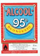 Vecchia etichetta alcool - vecchia,