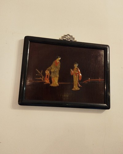 Coppia quadri cinesi - , legno