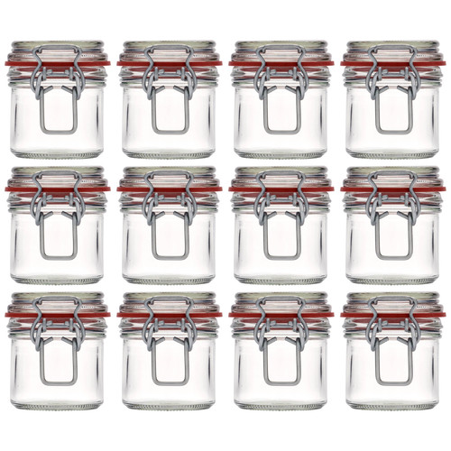 12x 125ml vetro staffa filo - staffa,