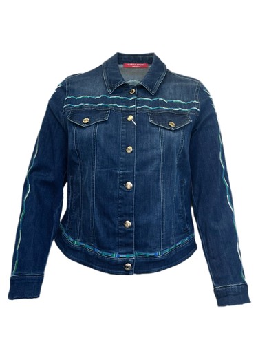 Giacca denim marina rinaldi - giacca,