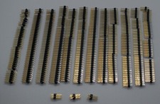 Intestazione pin DIL 2 file verticale 2,54 0,1" oro più di 10 x 40 W stock Regno Unito