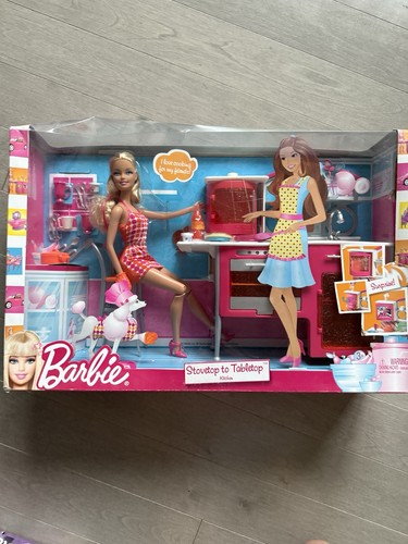 Barbie piano cottura tavolo - barbie, a
