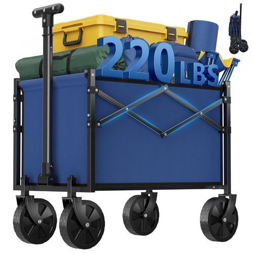 Foldable trolley equipped - foldable,