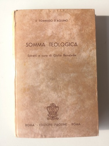 Somma teologica tommaso - s.,