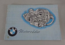 Brochure BMW R 25/2, R 67/2, R 68, R 51/3 Del 08/1952