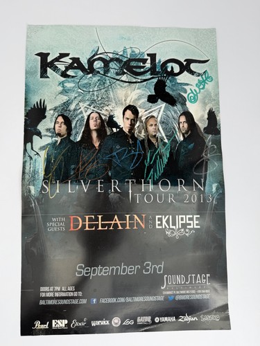 Poster firmato kamelot - poster,